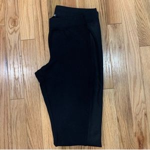 Express Faux Leather Leggings, Black M